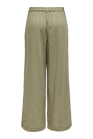 Only Kadın Onlemmıa Rahat Kesim Bol Paça Beli Lastikli Pantolon 15347204 Haki