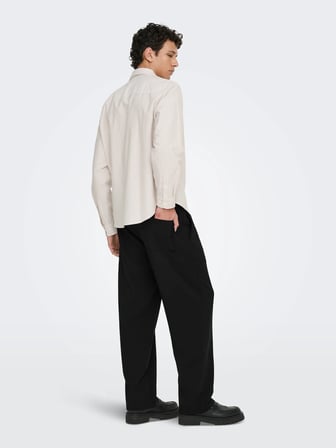 ONSWILL 0292 LOOSE STRING PANT FRML NOOS Erkek Siyah Pantolon - 22033466