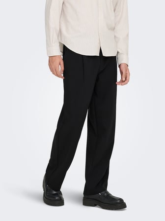 ONSWILL 0292 LOOSE STRING PANT FRML NOOS Erkek Siyah Pantolon - 22033466