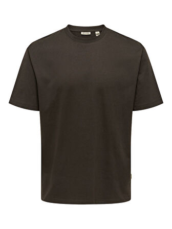 ONSFRED LIFE RLX SS TEE NOOS Erkek Black T-Shirt - 22022532