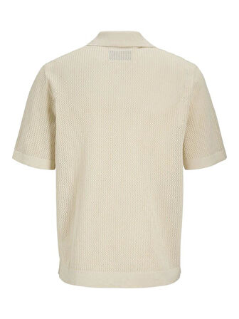 Jack Jones Bluolıver Knıt Splıt Neck Erkek Tiriko Polo Yaka Tişört 12275521