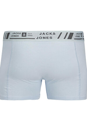 Jack & Jones Erkek 3'lü Düz Renk Boxer Seti - JACAngus Model 