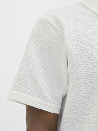 Jack Jones Sago Textured Erkek Polo Yaka Tişört 12276735