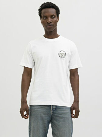 Jack Jones Lıdo Chest Regular Fit Erkek Tişört 12281092