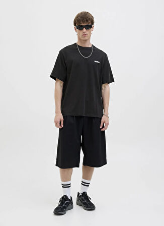 Jack & Jones Bisiklet Yaka Siyah Erkek T-Shirt 12276738_JCOINFINITY SUN BACK TEE S