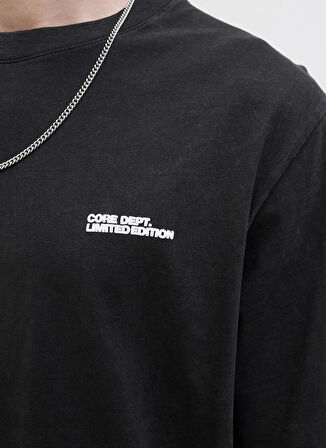 Jack & Jones Bisiklet Yaka Siyah Erkek T-Shirt 12276738_JCOINFINITY SUN BACK TEE S