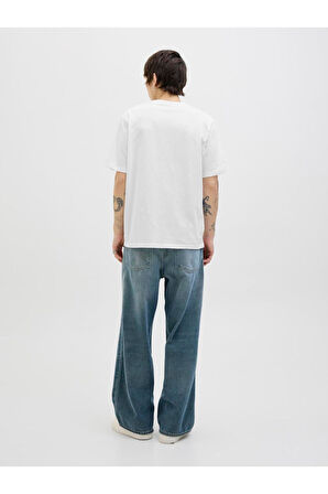 Jack & Jones 12276784 Joralmerıa Brandıng Tee Ss Crew Neck Erkek T-Shirt