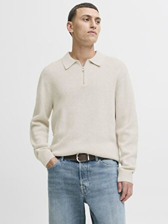 Jack Jones Blamılano Polo Yaka Relax Fit Erkek Kazak 12281743