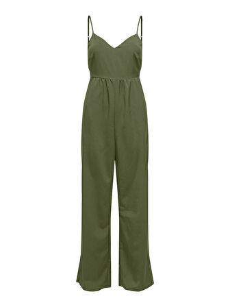 ONLNOVA LIFE VIS MALI JUMPSUIT SOLID Kadın Yeşil Tulum - 15352528