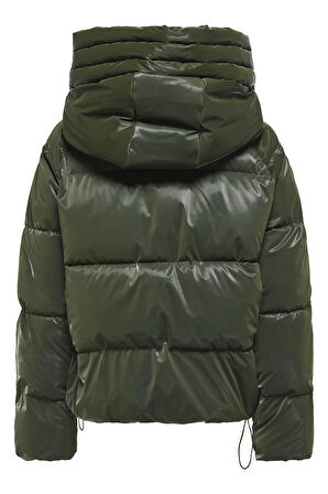 ONLY Bergen Life Oversize Kadın Puffer Mont Şişme Kışlık Ceket 