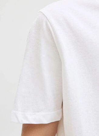 Jack & Jones Baskılı Beyaz Erkek Çocuk T-Shirt 12281852