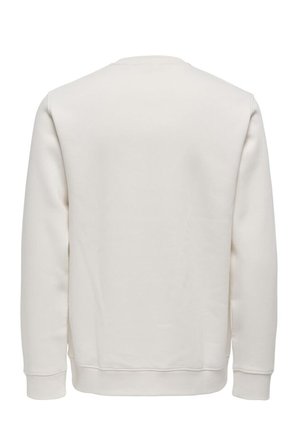 Only & Sons Dawson Bisiklet Yaka Erkek Krem Sweatshirt - 22033193