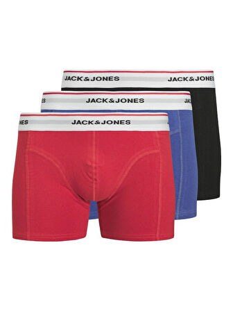 Jack Jones Jackayden Solıd Trunks 3 Pack Sn Boxer 12281999