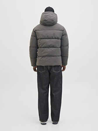 Jack & Jones JJGLOBAL Puffer Jacket | Kapüşonlu Kışlık Erkek Mont 