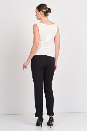 Only Kadın Onlfree Kolsuz Bisiklet Yaka T-Shirt 15351020 Ekru