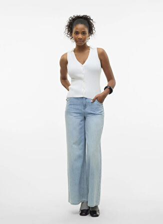 Vero Moda Beyaz Kadın Yelek VMCHIRA SL WAISTCOAT