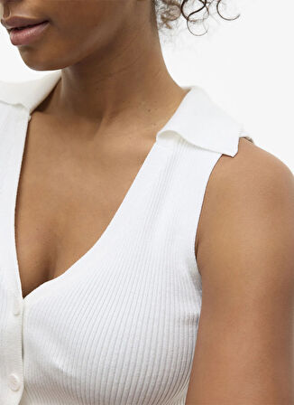 Vero Moda Beyaz Kadın Yelek VMCHIRA SL WAISTCOAT