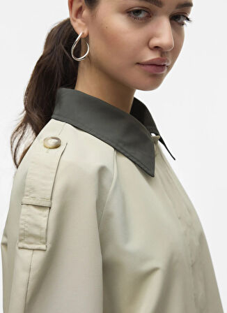 Vero Moda Normal Bej Kadın Ceket VMLUCIA MARIA SHORT JACKET