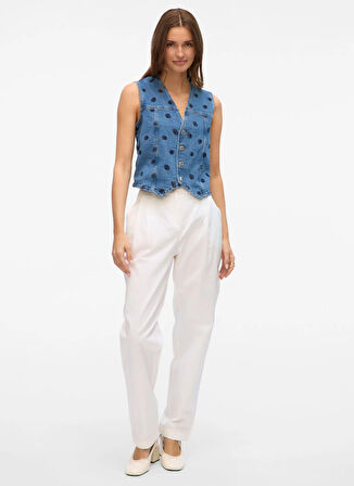 Vero Moda Pantolon, 42-32, Beyaz