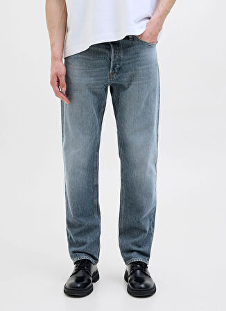 Jack & Jones Yüksek Bel Rahat Mavi Erkek Denim Pantolon 12278152_JJICHRIS JJORIGINAL SBD 03