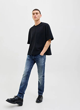 Jack & Jones Düşük Bel Dar Mavi Erkek Denim Pantolon 12278144_JJIGLENN JJORIGINAL CB 820