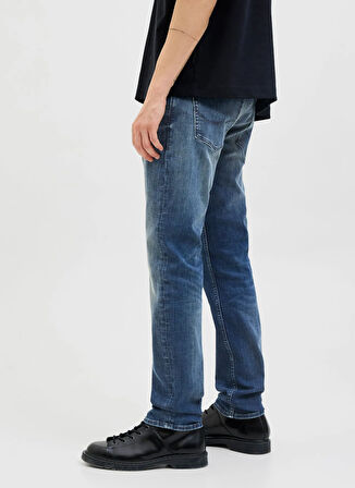 Jack & Jones Düşük Bel Dar Mavi Erkek Denim Pantolon 12278144_JJIGLENN JJORIGINAL CB 820
