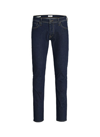 Jack & Jones Normal Bel Dar Mavi Erkek Denim Pantolon 12278478_JJIGLENN JJORIGINAL CB 818