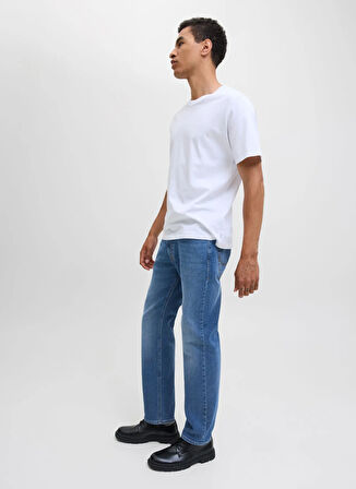 Jack & Jones Normal Bel Normal Mavi Erkek Denim Pantolon 12282669_JJICLARK JJORIGINAL SQ 223
