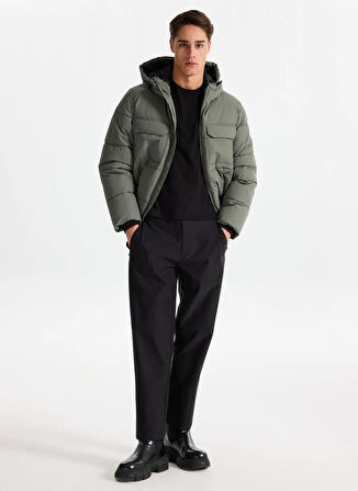 Only & Sons Yeşil Erkek Mont ONSELIJAH PCKT. HOOD JACKET OTW NOO