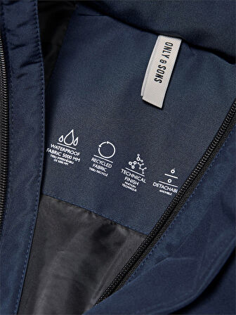 ONSCAYSON PUFFA OTW NOOS Erkek Mavi Mont - 22019598