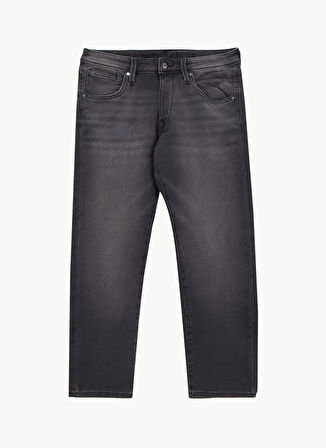 Jack & Jones Normal Bel Tapered Fit Siyah Erkek Denim Pantolon 12278115_JJIMIKE FOX I.K SQ 426 NO