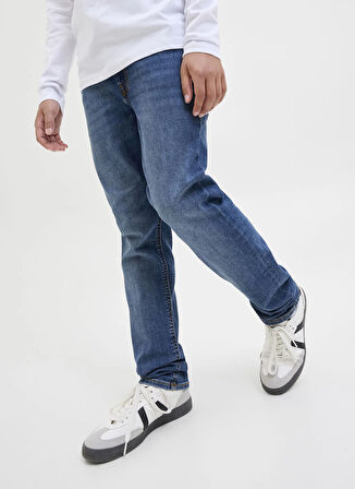 Jack & Jones Normal Bel Mavi Erkek Çocuk Denim Pantolon 12284345