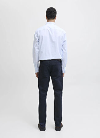 Jack & Jones Normal Bel Dar Lacivert Erkek Denim Pantolon 12279182_JPSTGLENN ORIGINAL 014