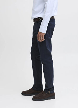 Jack & Jones Normal Bel Dar Lacivert Erkek Denim Pantolon 12279182_JPSTGLENN ORIGINAL 014