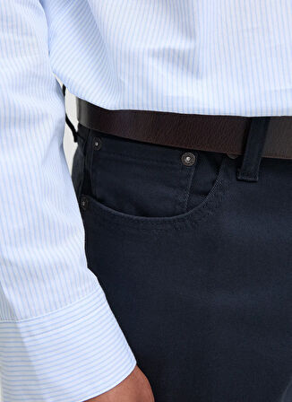 Jack & Jones Normal Bel Dar Lacivert Erkek Denim Pantolon 12279182_JPSTGLENN ORIGINAL 014