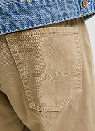 Jack & Jones Normal Bel Geniş Fit Kahve Erkek Denim Pantolon 12270838_JPSTALEX JJORIGINAL 017 ST