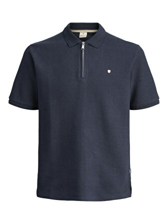 Jack Jones Bluceron Regular Fit Fermuarlı Erkek Polo Yaka Tişört 12284397