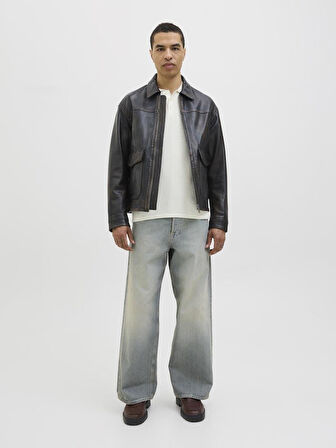 JJEGEORGE KNIT POLO LS SN 