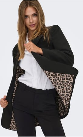 ONLY KADIN ONLLANA-BERRY L/S  SİYAH CEKET - 15356403