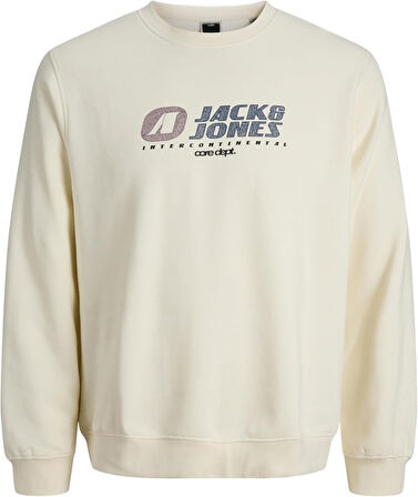 Jack & Jones Erkek Bej Sweat 12282791