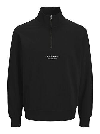 Jack & Jones JJESOHO HN NOOS Sweat | Fermuarlı Yarım Yaka Erkek Sweatshirt 