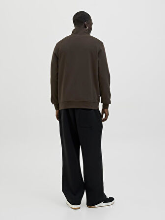 Jack & Jones JJESOHO HN NOOS Sweat | Fermuarlı Yarım Yaka Erkek Sweatshirt 