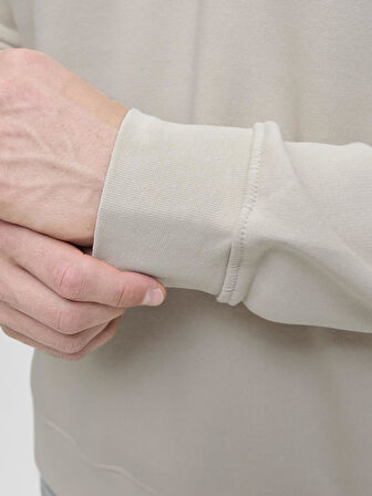 Jack & Jones JJESOHO HN NOOS Sweat | Fermuarlı Yarım Yaka Erkek Sweatshirt 