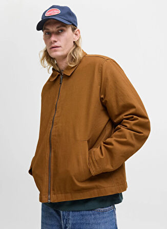 Jack & Jones Kahve Erkek Mont 12278797_JJEDOVER WORKER JACKET NOO