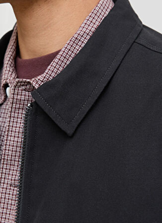 Jack & Jones Siyah Erkek Mont 12278797_JJEDOVER WORKER JACKET NOO