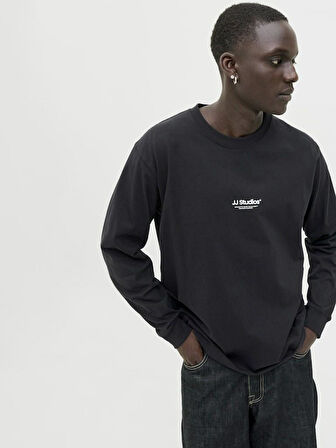 Jack Jones Soho Bisiklet Yaka Relax Fit Erkek Sweat 12278788