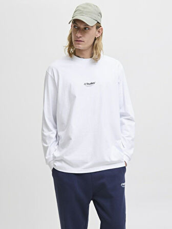 Jack Jones Soho Bisiklet Yaka Relax Fit Erkek Sweat 12278788