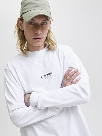 Jack Jones Soho Bisiklet Yaka Relax Fit Erkek Sweat 12278788