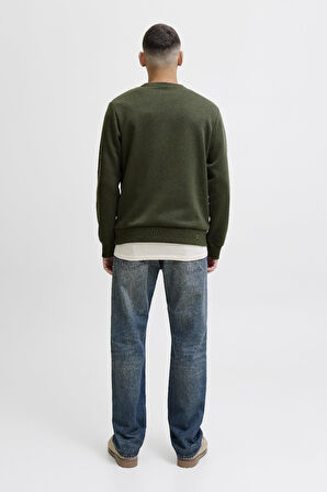 Jack & Jones JJMAKOTO Sweat Crew Neck Erkek Sweatshirt - Şık ve Rahat Tasarım 