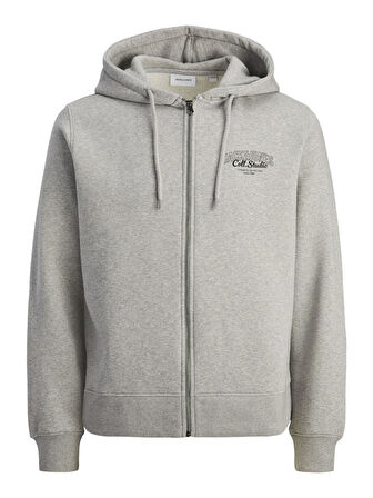 Jack & Jones JJMAKOTO Sweat Zip Hood Erkek Kapüşonlu Sweatshirt - Rahat ve Şık 